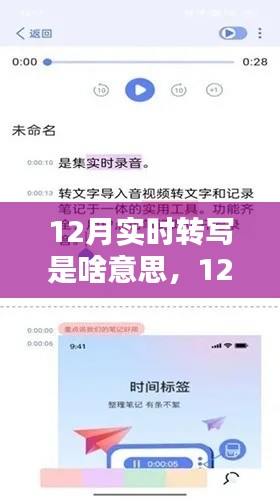 12月实时转写，温情密语的温暖传递