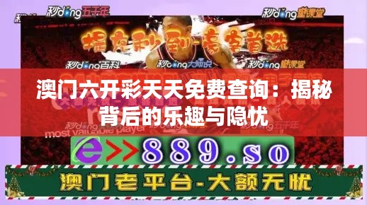 澳门六开彩天天免费查询：揭秘背后的乐趣与隐忧