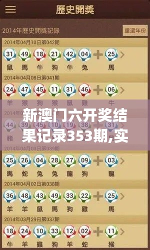 新澳门六开奖结果记录353期,实效性解析解读策略_钻石版4.150