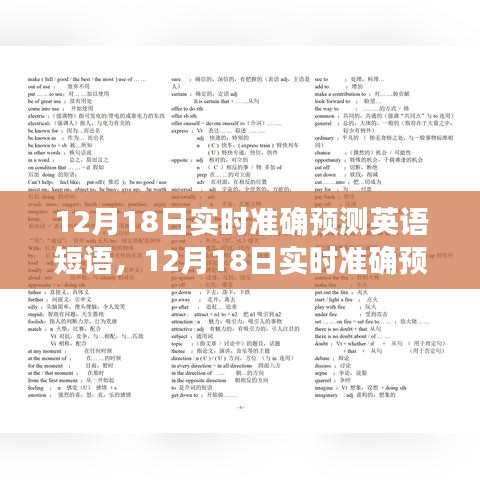 12月18日实时准确预测英语短语，重要性、争议与探讨