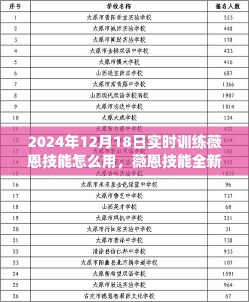 2024年薇恩技能全新升级实战训练指南，科技魅力改变生活的体验