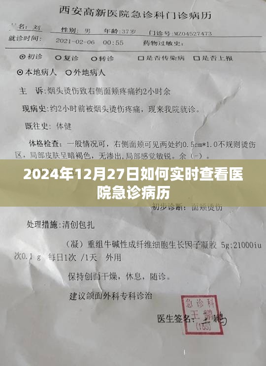 如何实时查看医院急诊病历（时间，2024年12月）