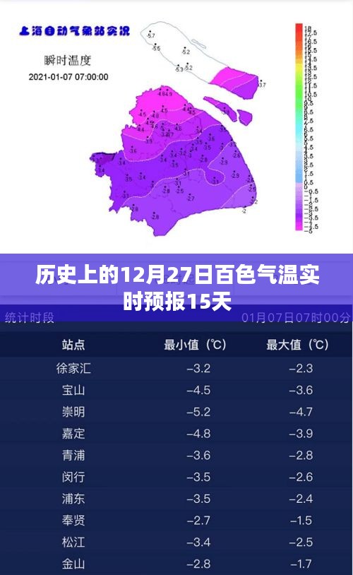 百色实时天气预报，历史上的十二月二十七日及未来十五日气温预测