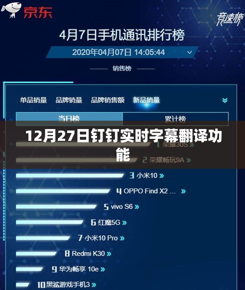 钉钉实时字幕翻译功能上线通知