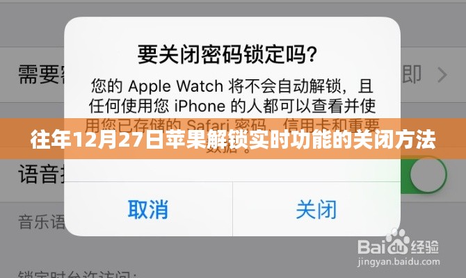 苹果实时功能解锁与关闭方法，历年12月27日操作指南