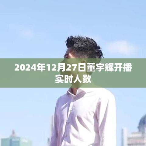 董宇辉开播实时人数（最新数据）