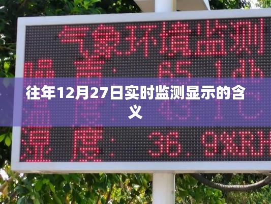 实时数据监测，解读往年12月27日的监测数据意义