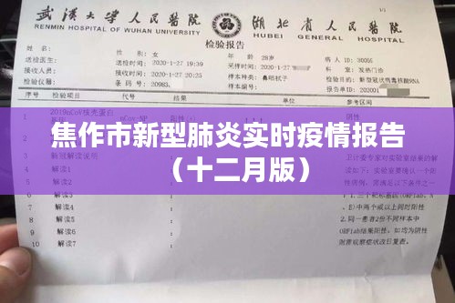 焦作市十二月新型肺炎实时疫情报告概览