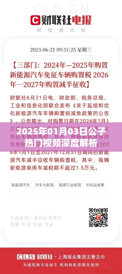 公子热门视频解析，洞悉2025年1月3日流行趋势