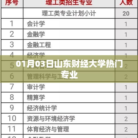 山东财经大学热门专业介绍，最新热门专业榜单