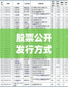 股票公开发行方式深度解析与探讨
