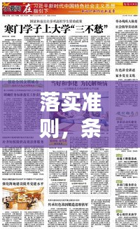 落实准则，条例的落实情况 