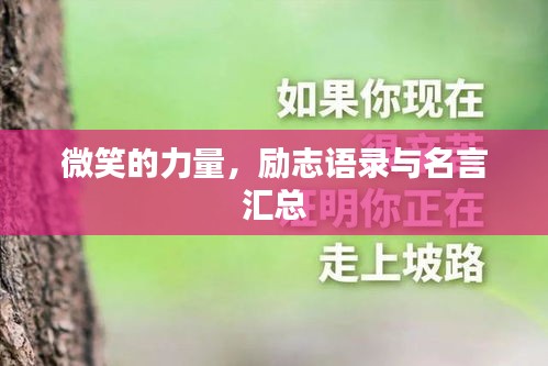 微笑的力量，励志语录与名言汇总