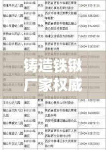 铸造铁锹厂家权威排名TOP10，行业领军品牌一览
