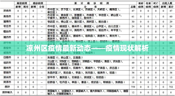 凉州区疫情最新动态——疫情现状解析