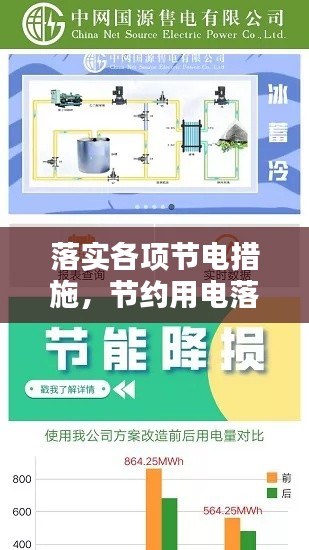 落实各项节电措施，节约用电落实情况 