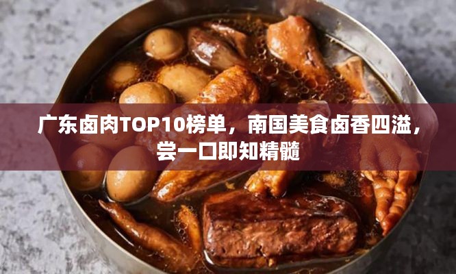 广东卤肉TOP10榜单，南国美食卤香四溢，尝一口即知精髓