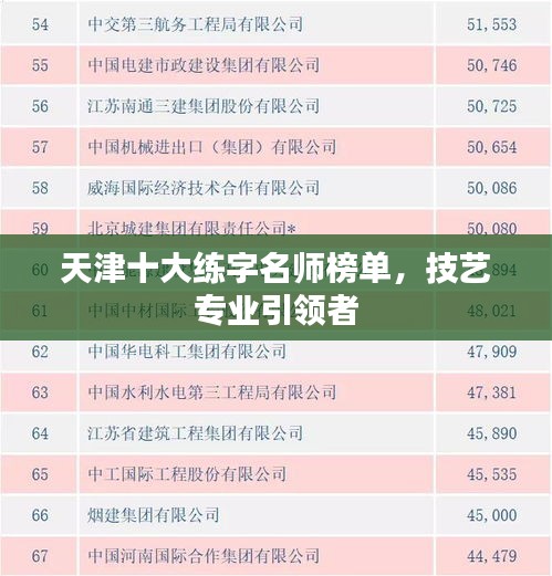 天津十大练字名师榜单，技艺专业引领者