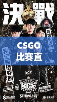 CSGO比赛直播，热血竞技，激情燃烧之夜