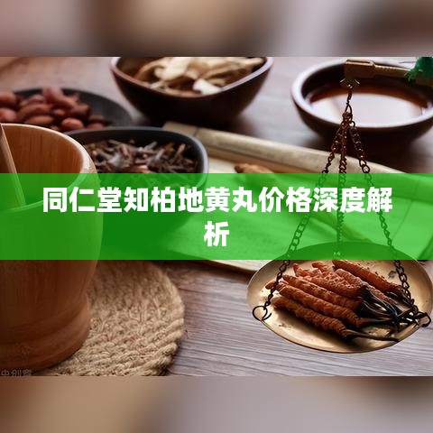 同仁堂知柏地黄丸价格深度解析