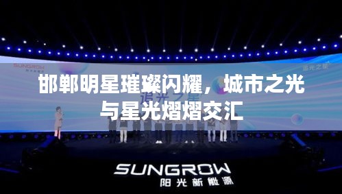 邯郸明星璀璨闪耀，城市之光与星光熠熠交汇