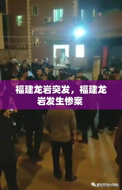 福建龙岩突发，福建龙岩发生惨案 