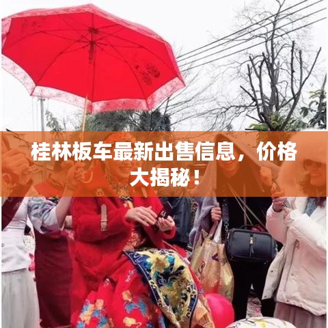 桂林板车最新出售信息，价格大揭秘！