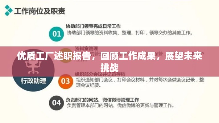 优质工厂述职报告，回顾工作成果，展望未来挑战