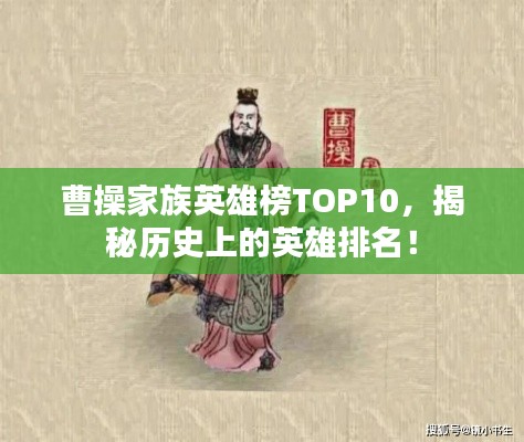 曹操家族英雄榜TOP10，揭秘历史上的英雄排名！