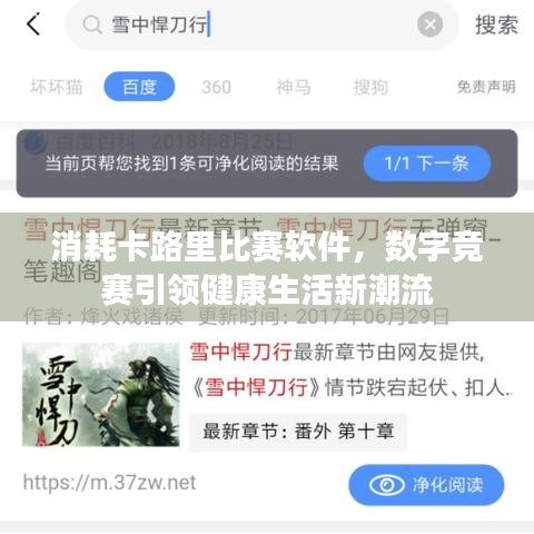 消耗卡路里比赛软件，数字竞赛引领健康生活新潮流