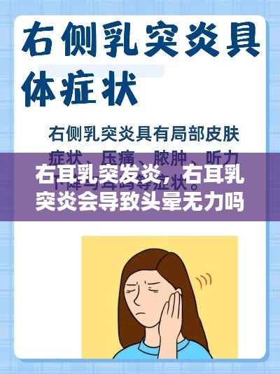 右耳乳突发炎，右耳乳突炎会导致头晕无力吗 