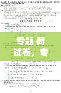 专题 荷试卷，专题卷好还是综合卷好 