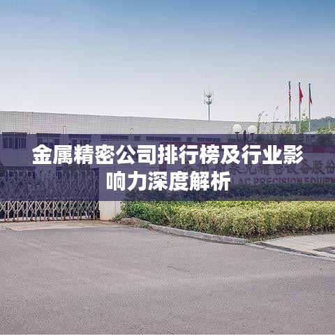 金属精密公司排行榜及行业影响力深度解析