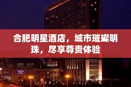 合肥明星酒店，城市璀璨明珠，尽享尊贵体验
