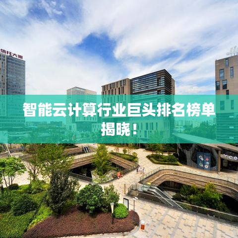 智能云计算行业巨头排名榜单揭晓！
