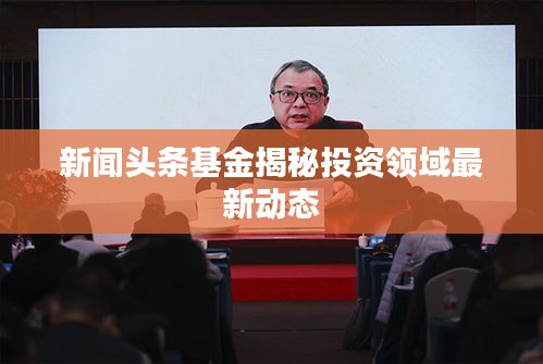 新闻头条基金揭秘投资领域最新动态