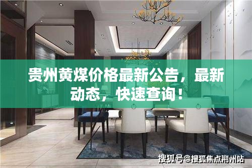 贵州黄煤价格最新公告，最新动态，快速查询！