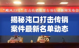 揭秘沌口打击传销案件最新名单动态曝光